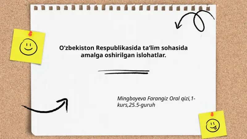 Mustaqillikdan keyingi ta'lim islohotlarining umumiy tahlili