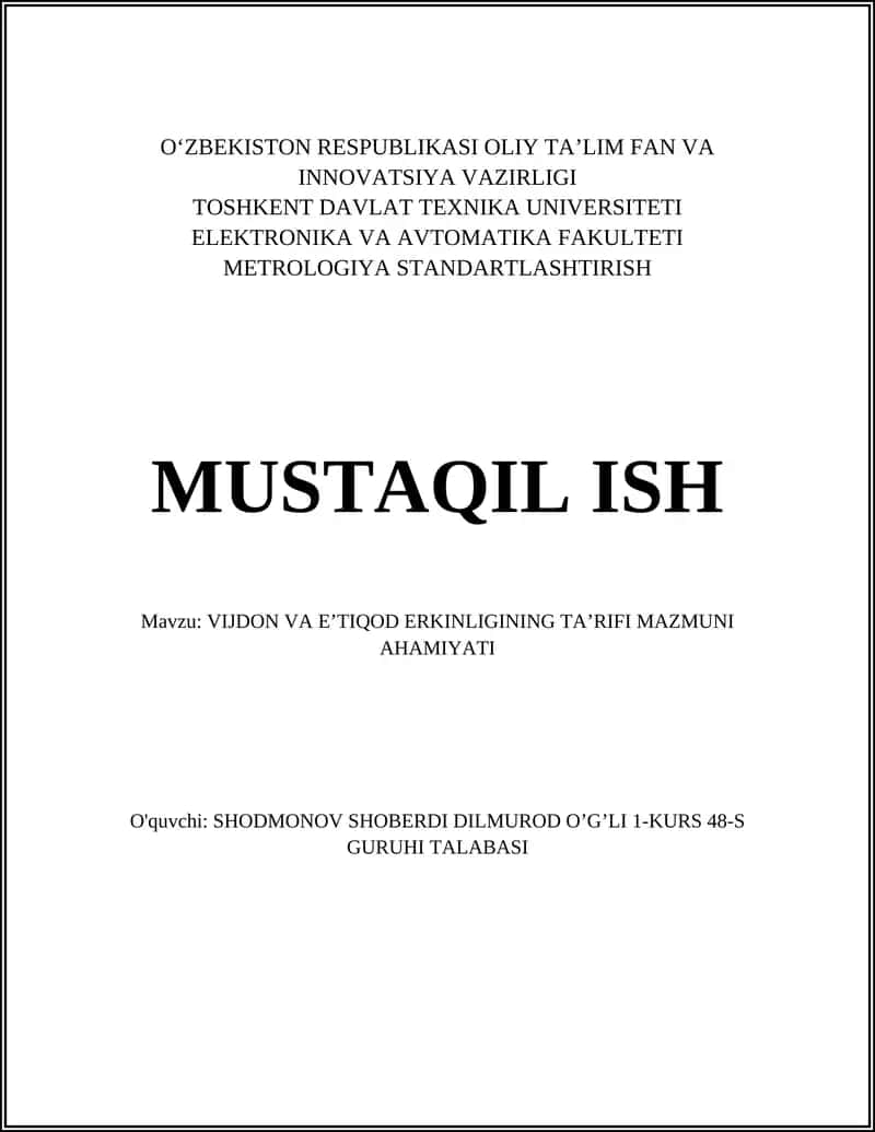 Dunyoqarash erkinligi