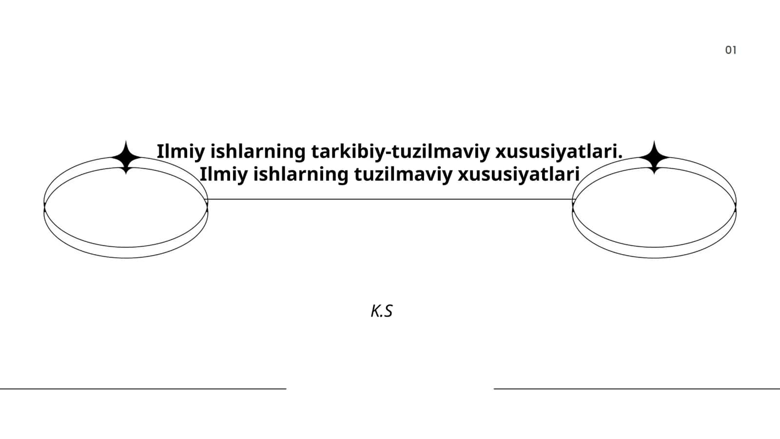 Ilmiy ishlarning tarkibiy-tuzilmaviy xususiyatlari