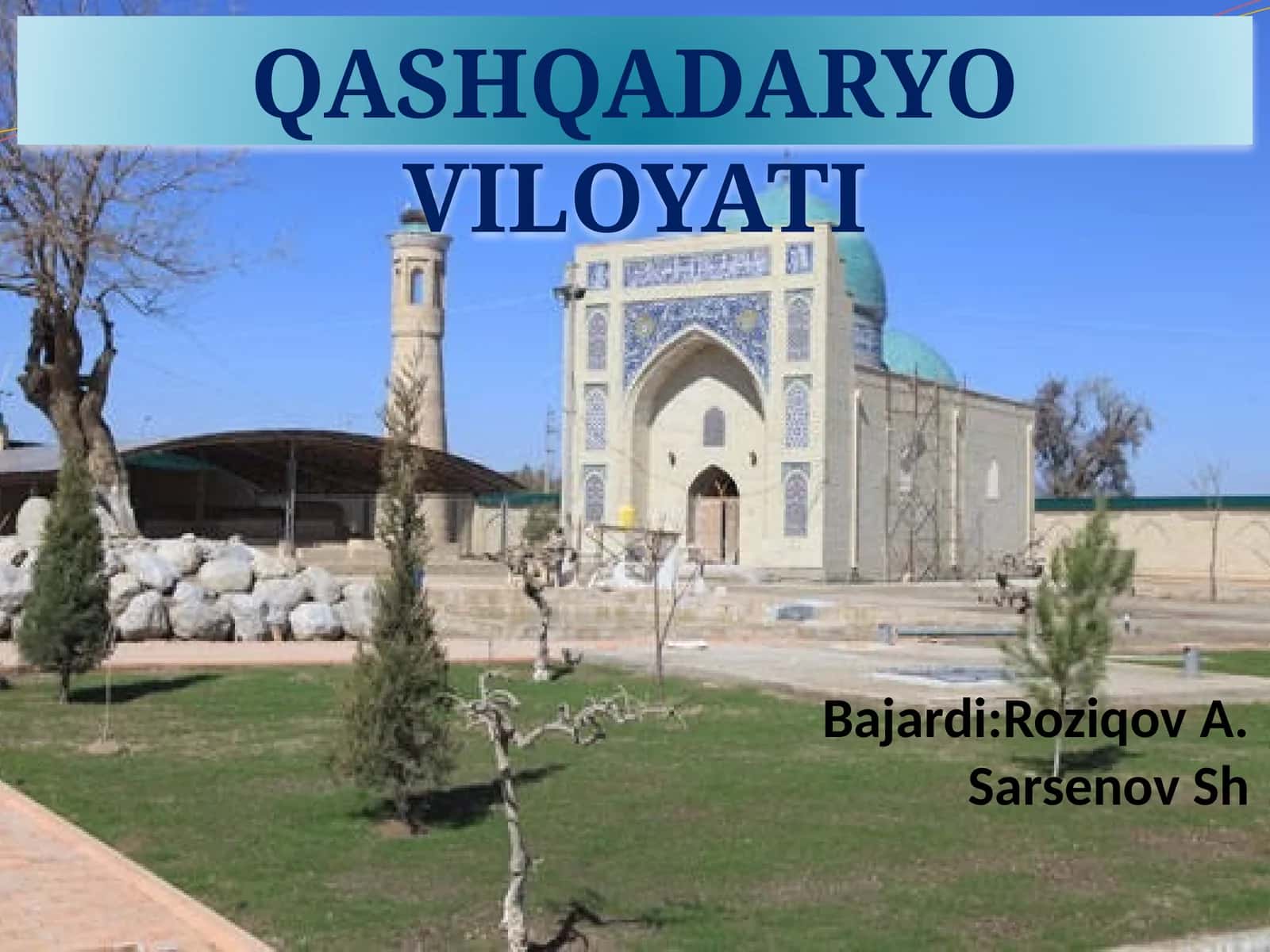 Qashqadaryoviloyat