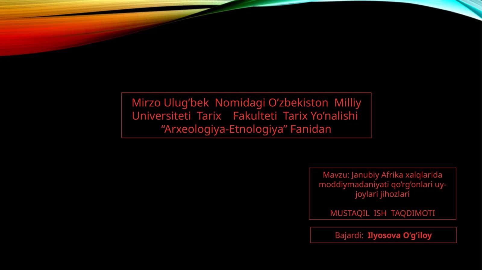 Janubiy Afrika xalqlari dasturiy madaniyati