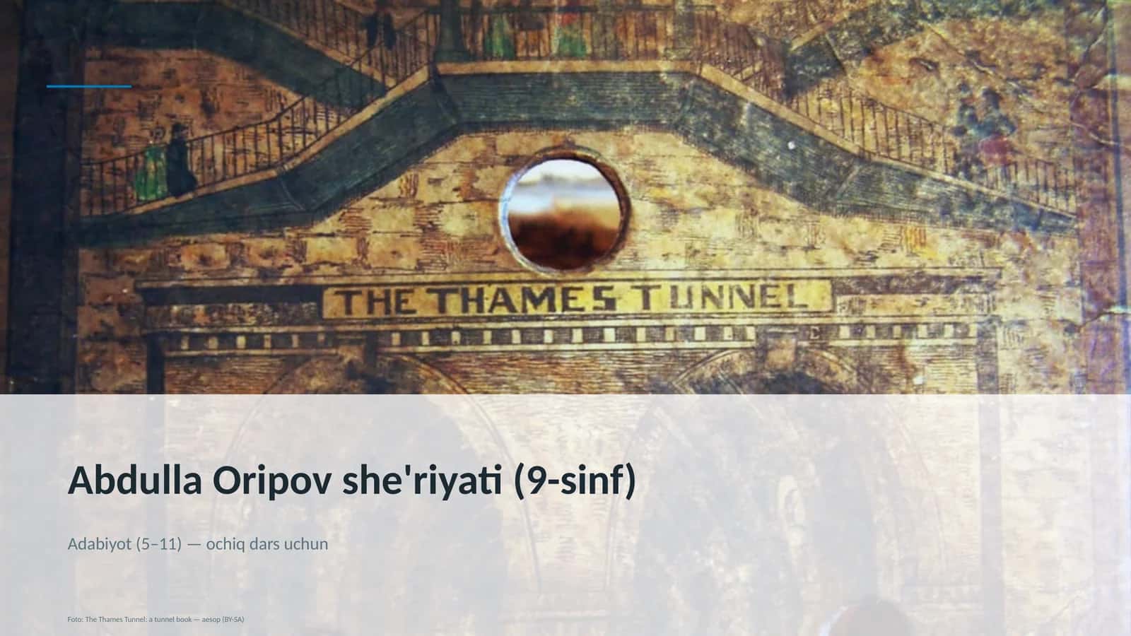 Abdulla Oripov she'riyati (9-sinf)