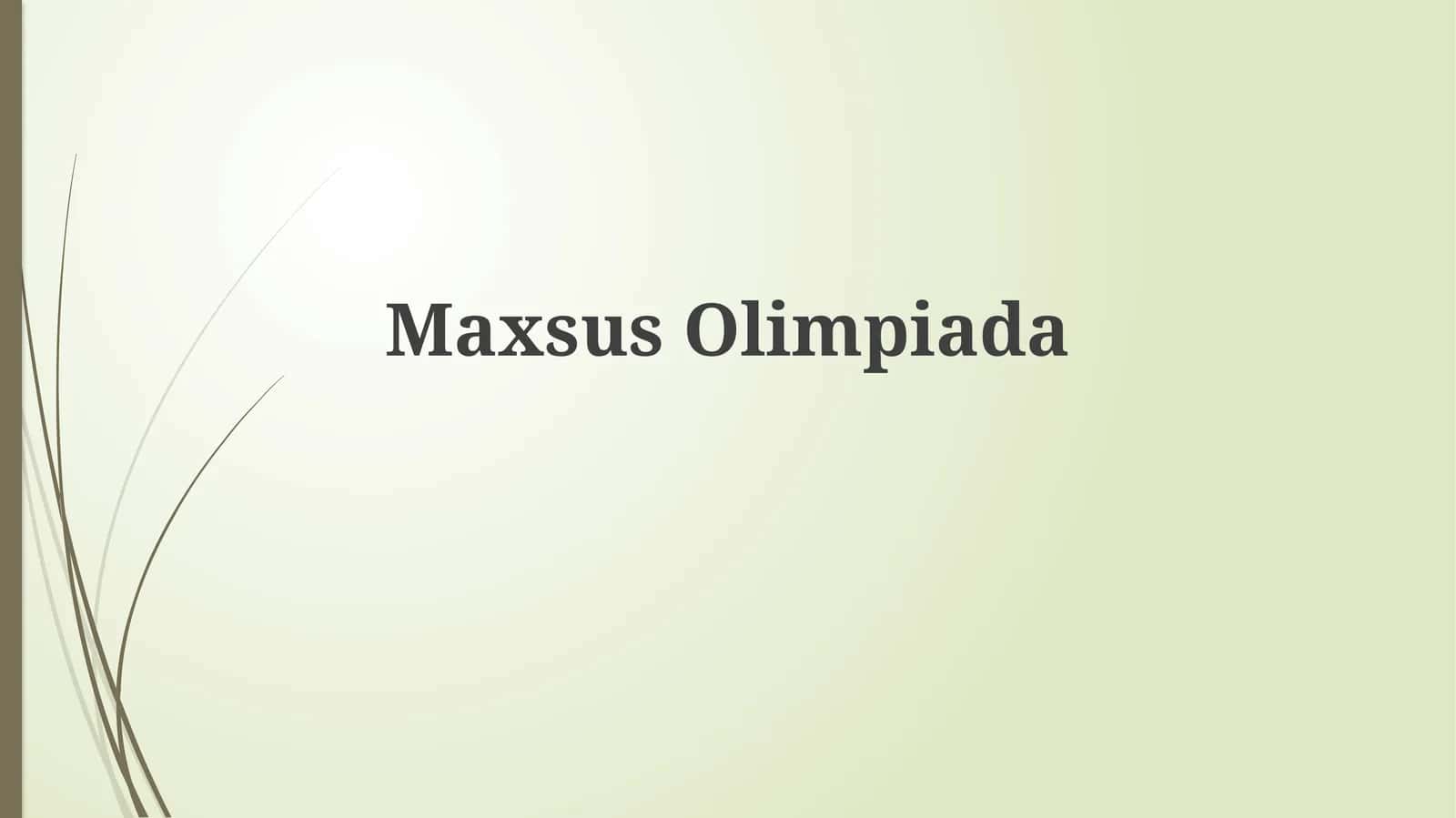 Maxsus Olimpiada