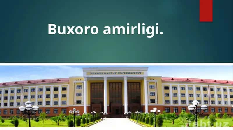 Buxoro amirligi