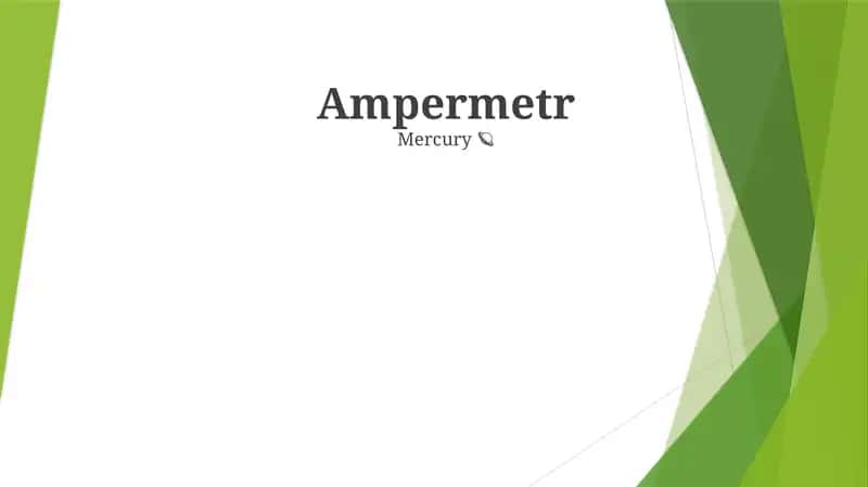 Ampermetr