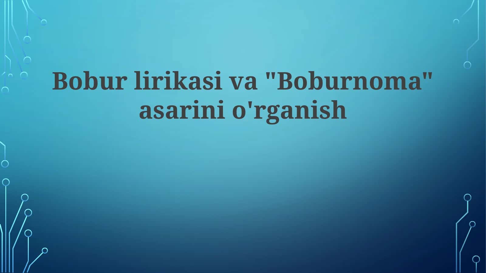 Boburnoma