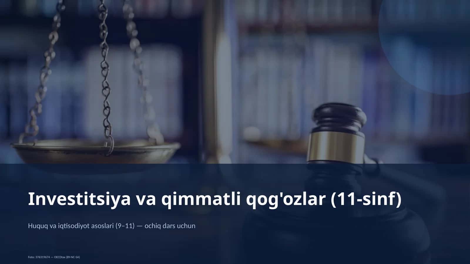 Huquq va iqtisodiyot asoslari (9–11)