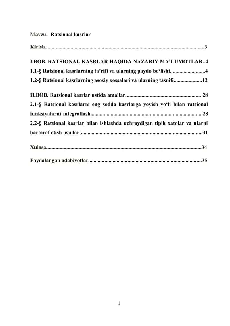 Ratsional kasrlar