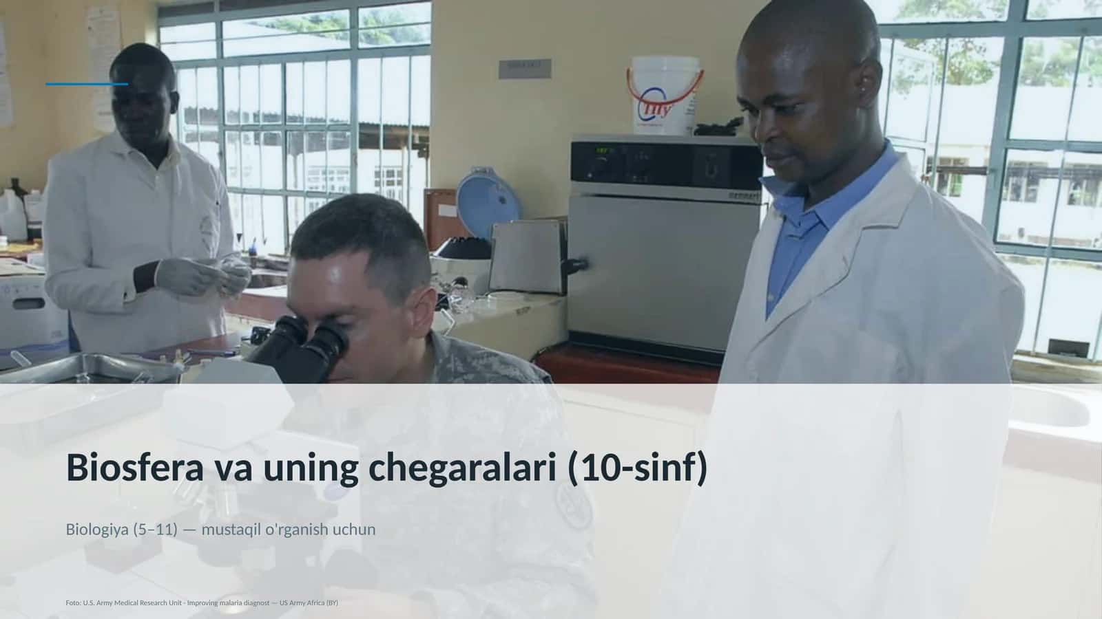 Biosfera va uning chegaralari (10-sinf)