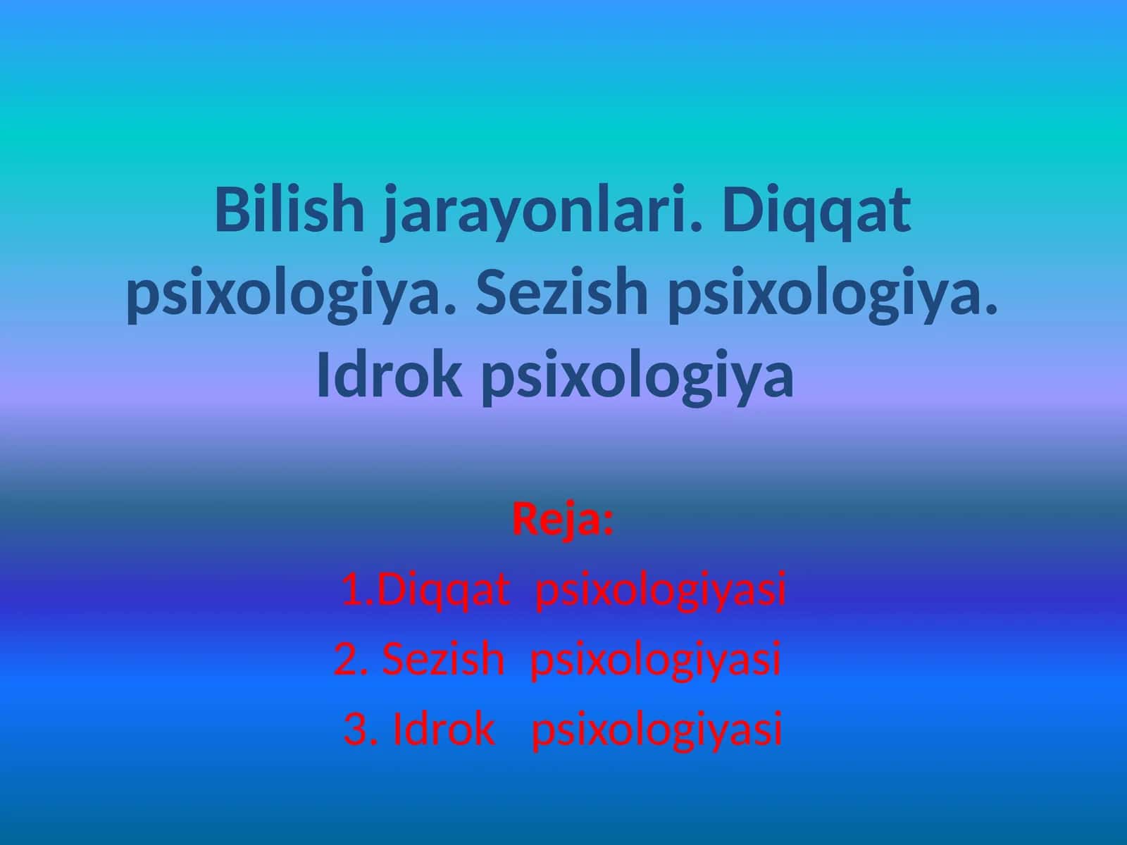 Diqqatpsixologiya