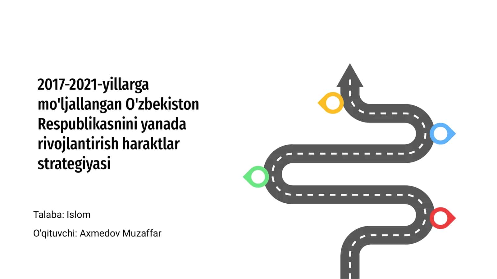 O'zbekiston Respublikasini 2017-2021-yilga mo'ljallangan rivojlanish strategiyasi