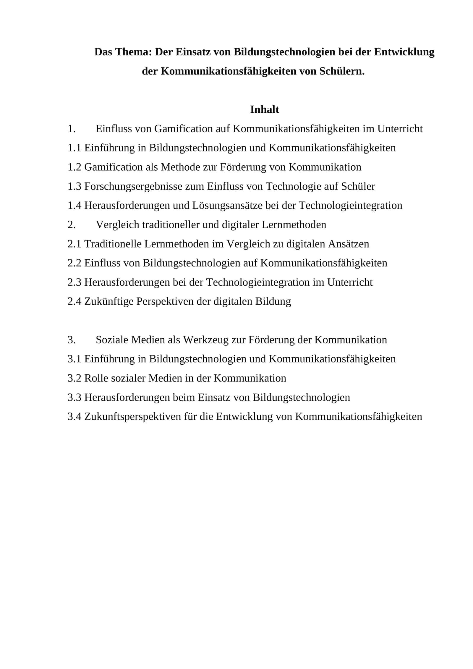 Der Einsatz von Bildungstechnologien bei der Entwicklung der Kommunikationsfähigkeiten von Schülern