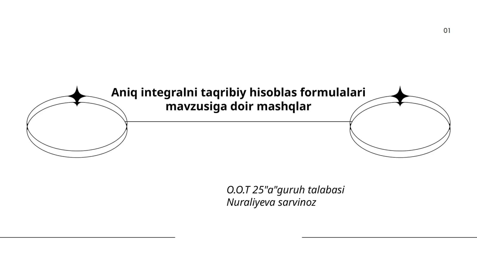 Aniq integralni taqribiy hisoblas formulalari mavzusiga doir mashqlar