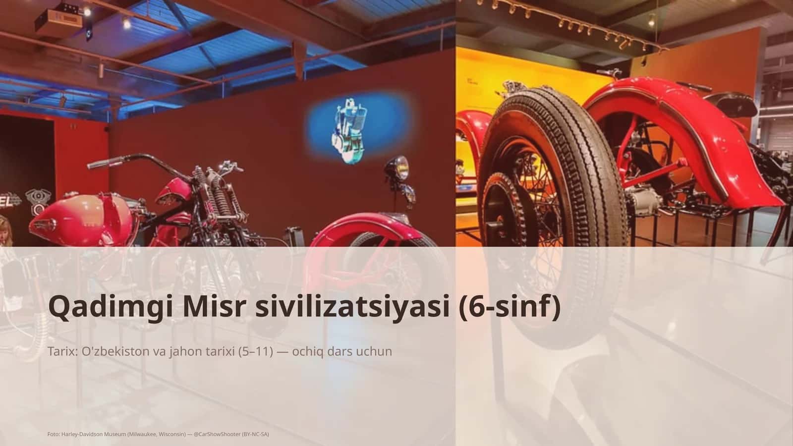 Qadimgi Misr sivilizatsiyasi (6-sinf)