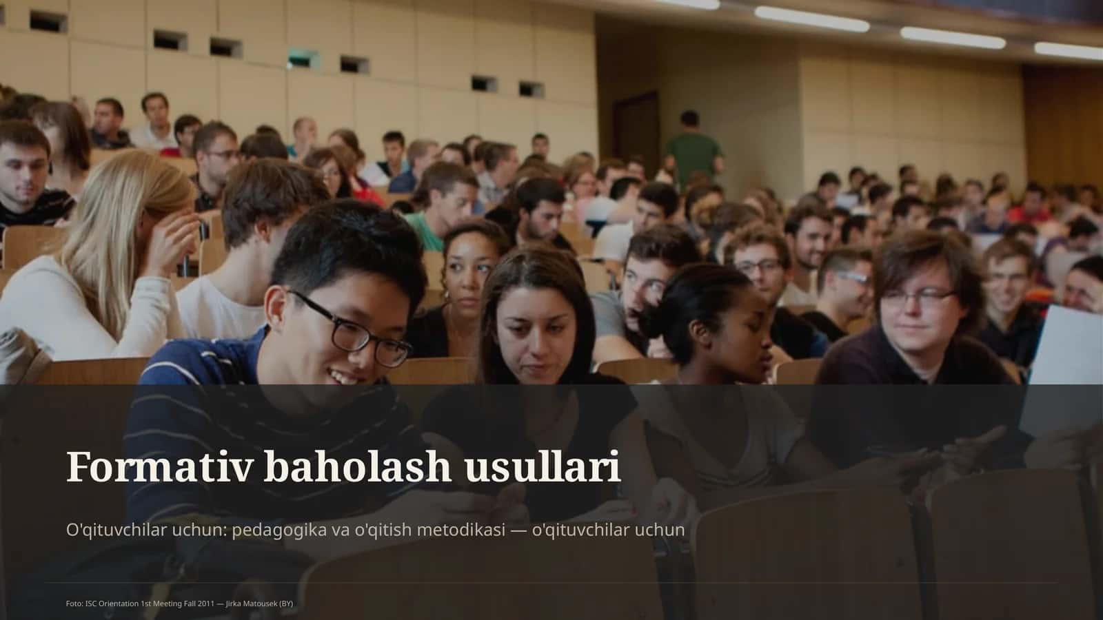 Formativ baholash usullari