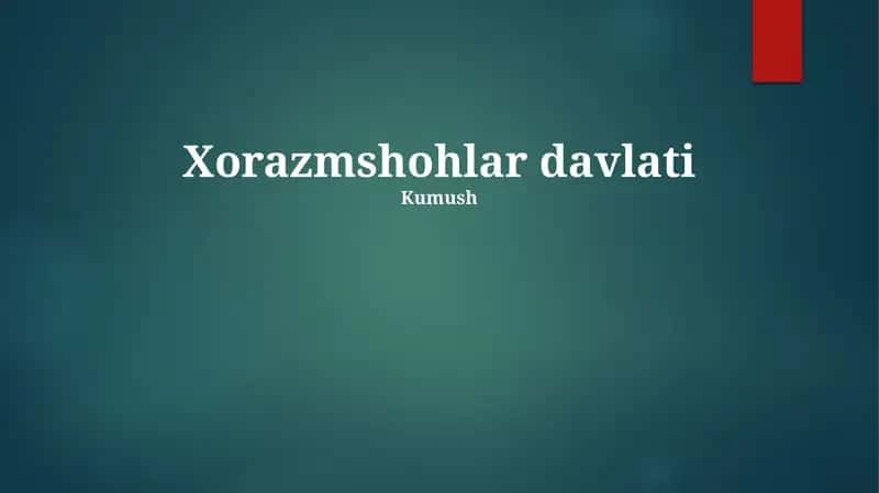 Xorazmshohlar Davlati