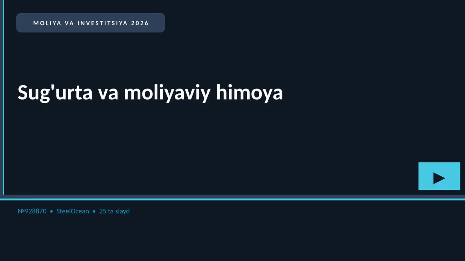 Sug'urta va moliyaviy himoya