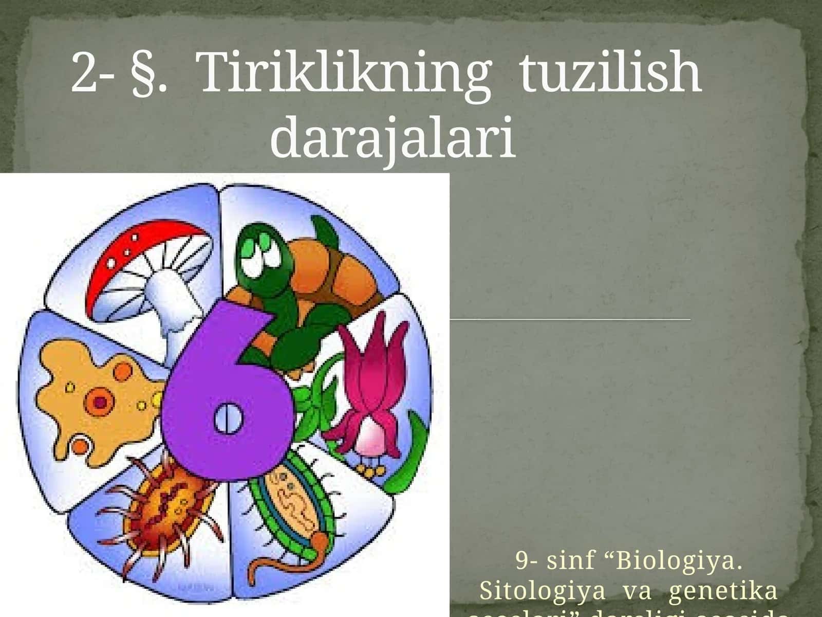 Biologiya. Sitologiya va genetika asoslari darsligi