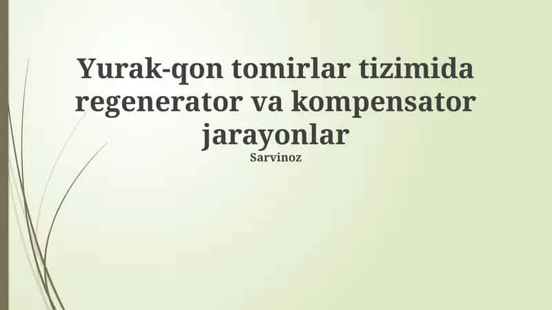Yurak-qon tomirlar tizimi