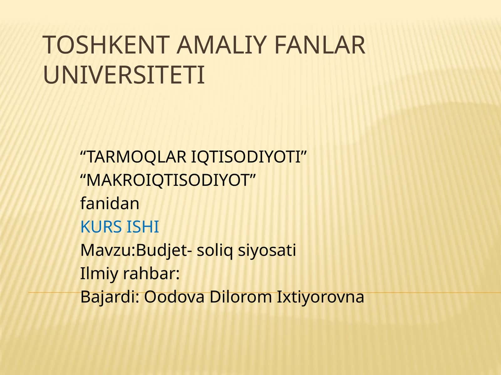 BUDJET-SOLIQSIYOSATI
