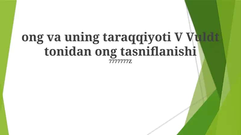 Vygotskiyning Nazariyasi