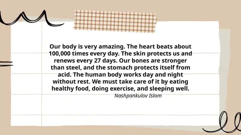 Our Amazing Body