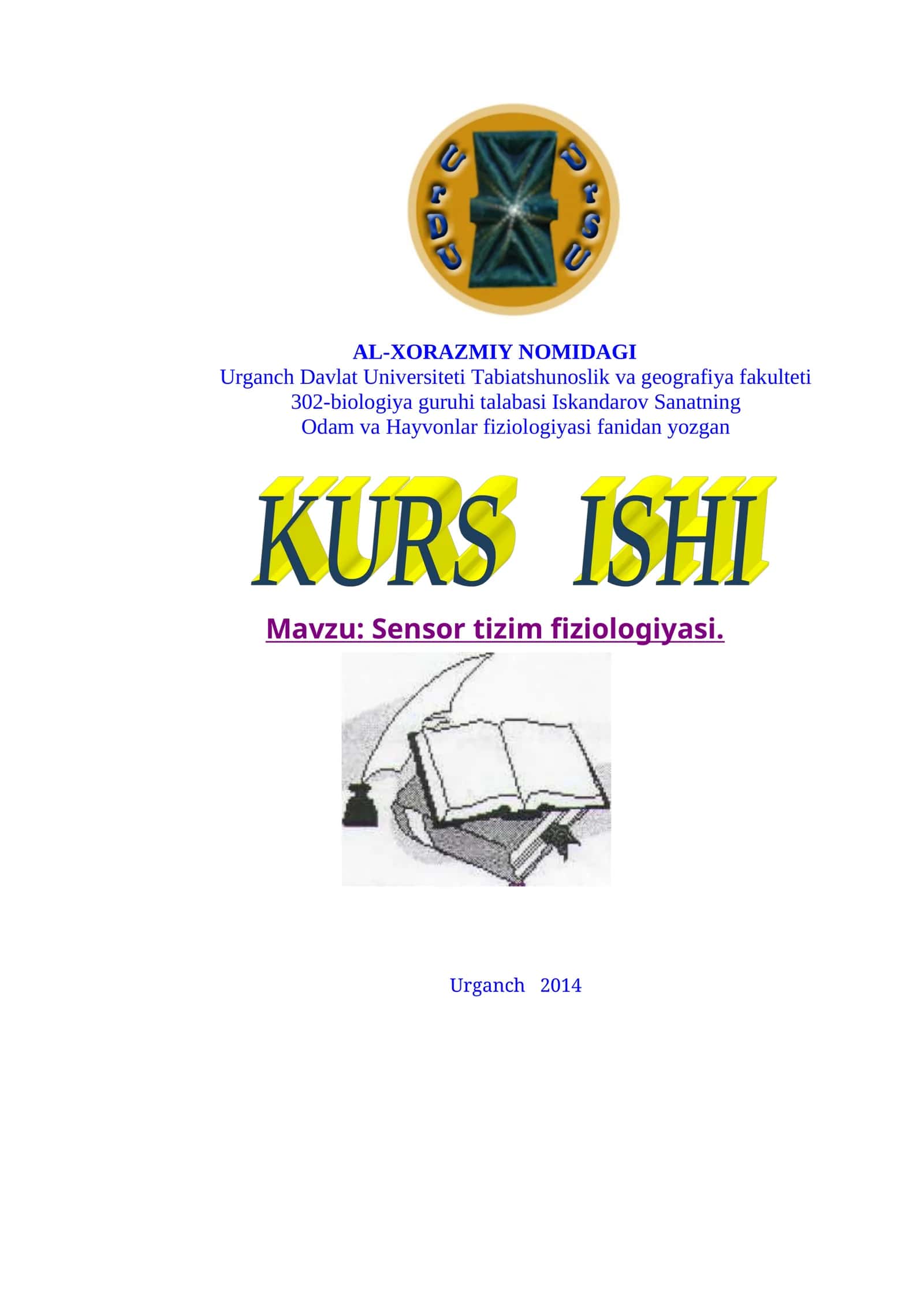 Sensor tizim fiziologiyasi