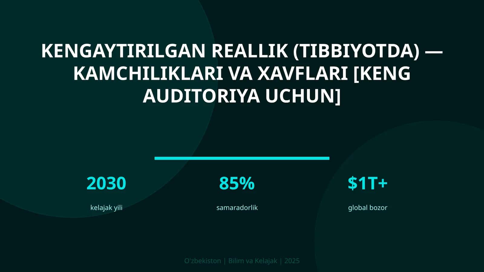 Kengaytirilgan reallik (tibbiyotda) — kamchiliklari va xavflari [keng auditoriya uchun]