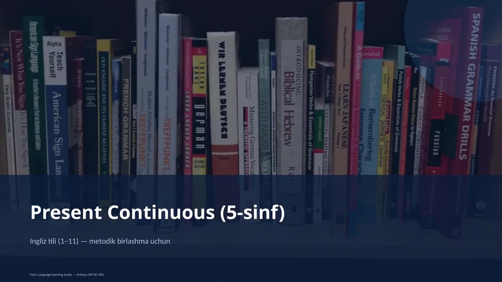 Present Continuous (5-sinf)
