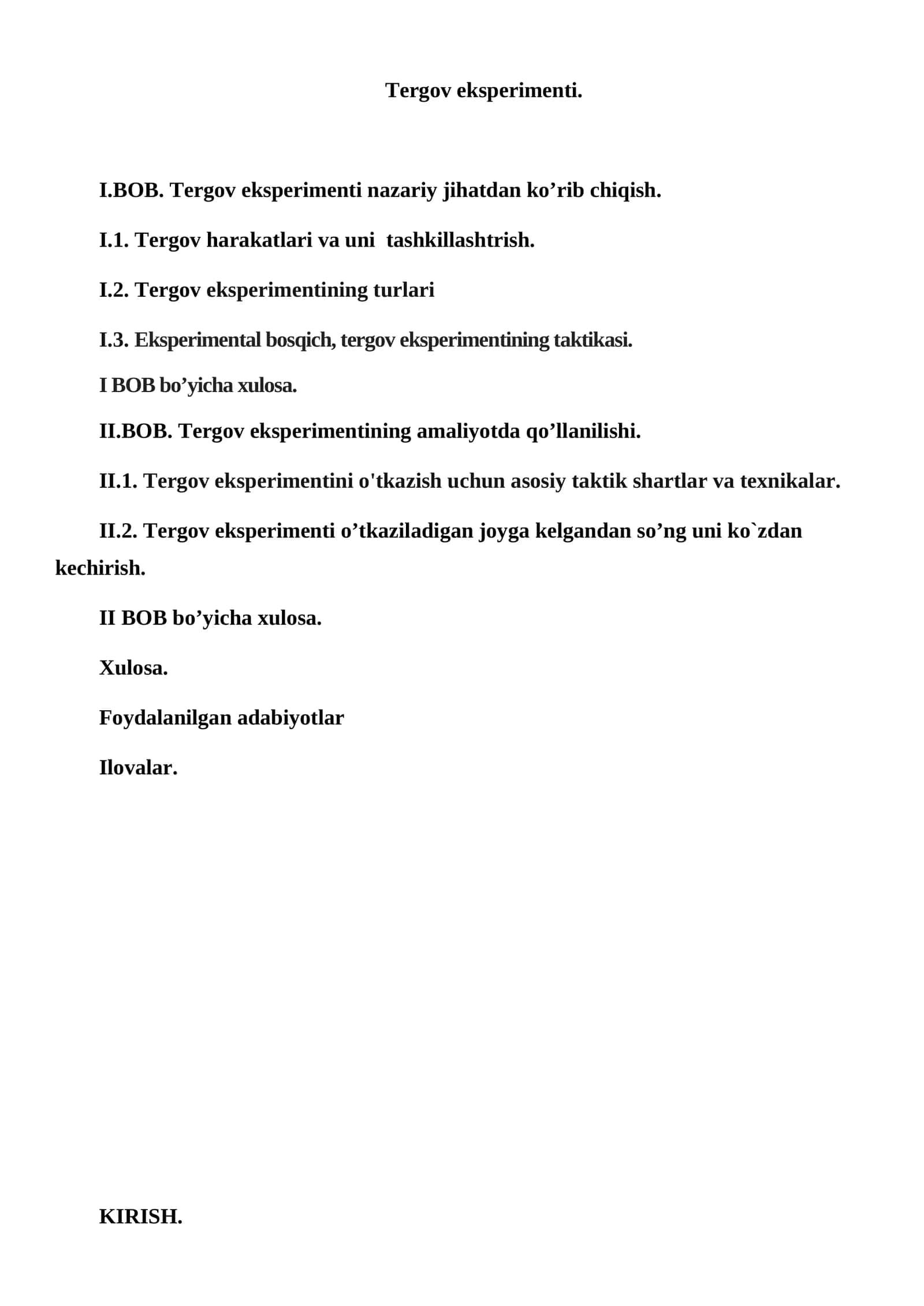 Tergov eksperimenti
