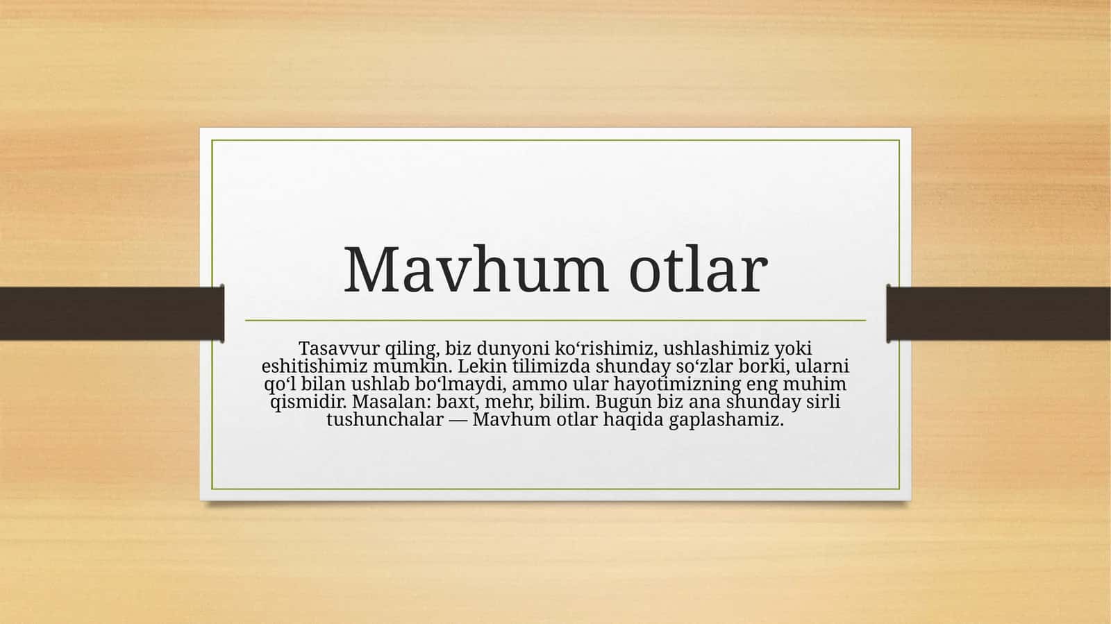 Mavhum otlar