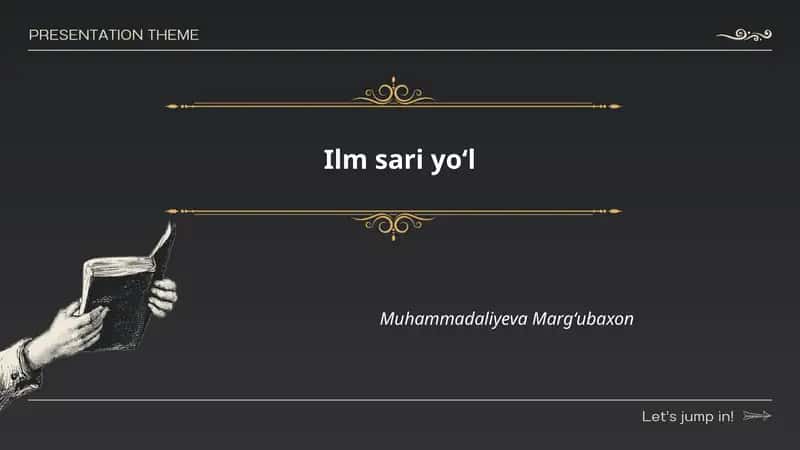 Ilm sari yo‘l