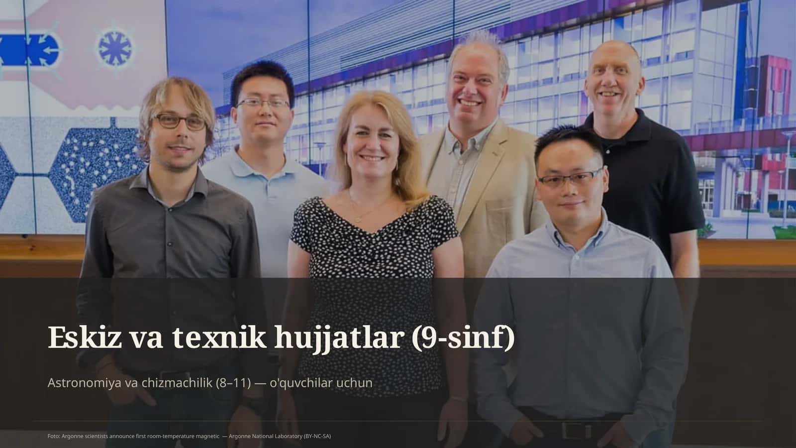 Eskiz va texnik hujjatlar (9-sinf)