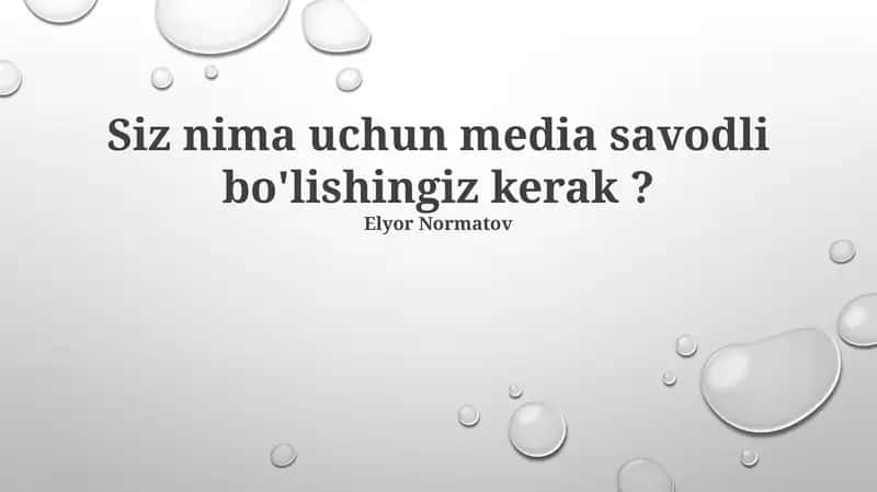 Media savodxonligi