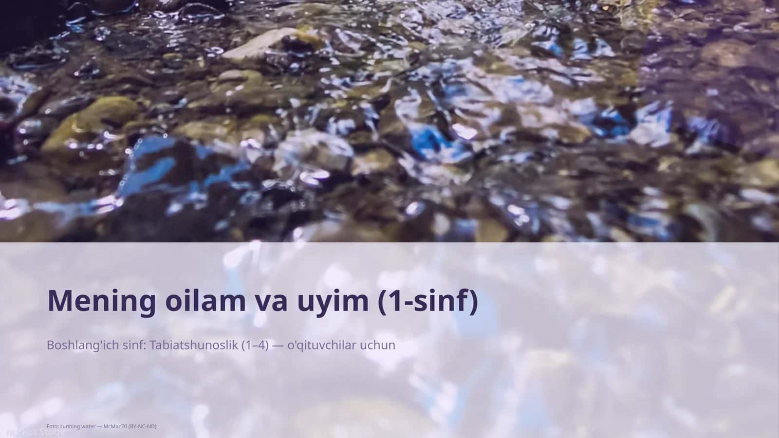 Mening oilam va uyim (1-sinf)