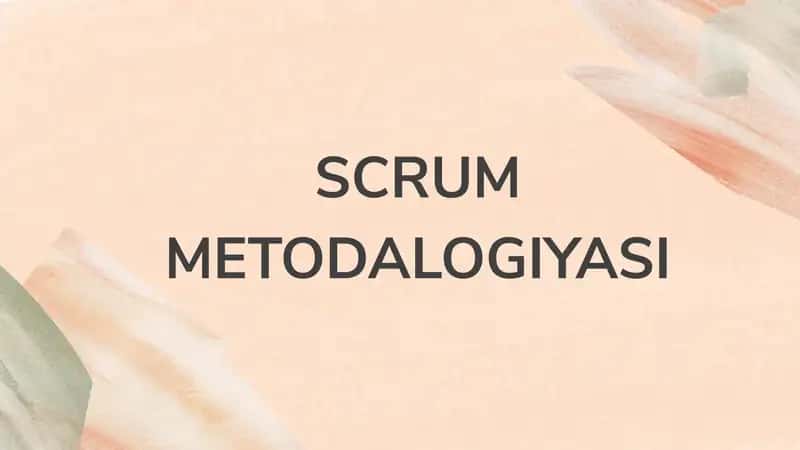 SCRUM METODALOGIYASI