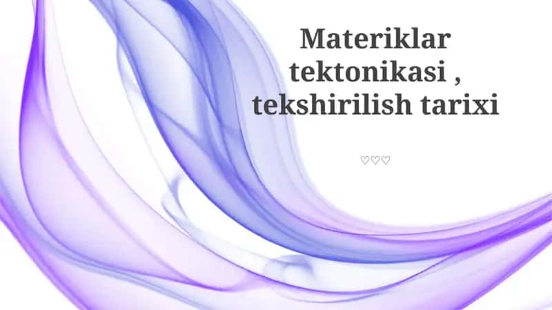 Materiklar tektonikasi