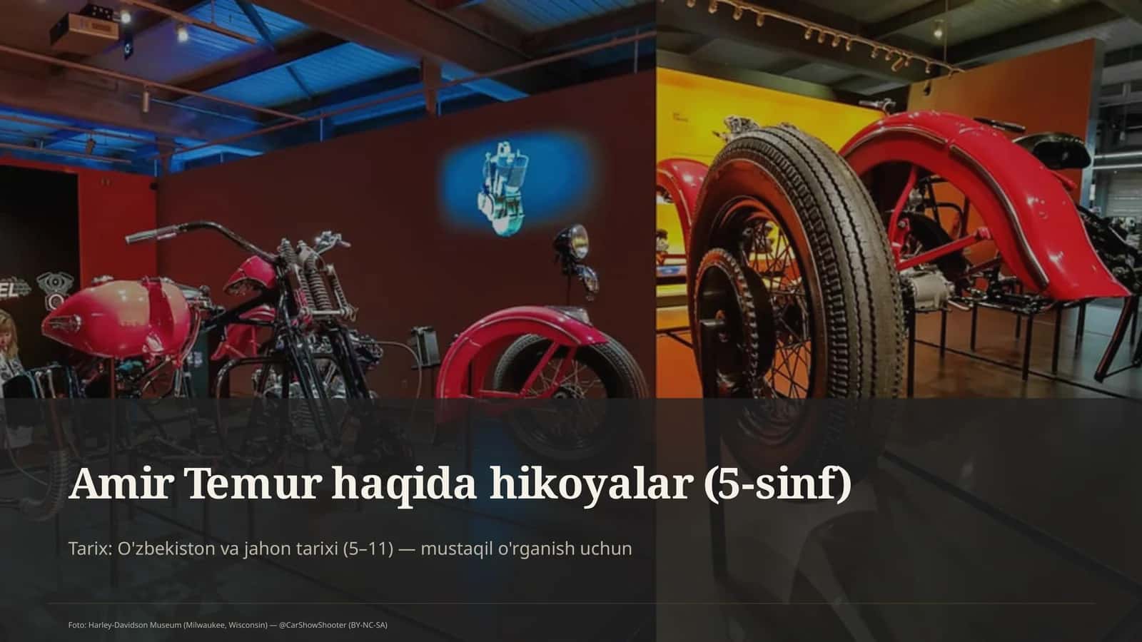 Amir Temur haqida hikoyalar (5-sinf)