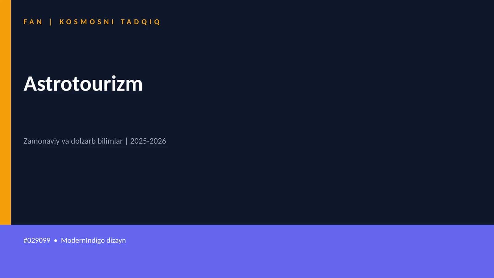 KOSMOSNI TADQIQ