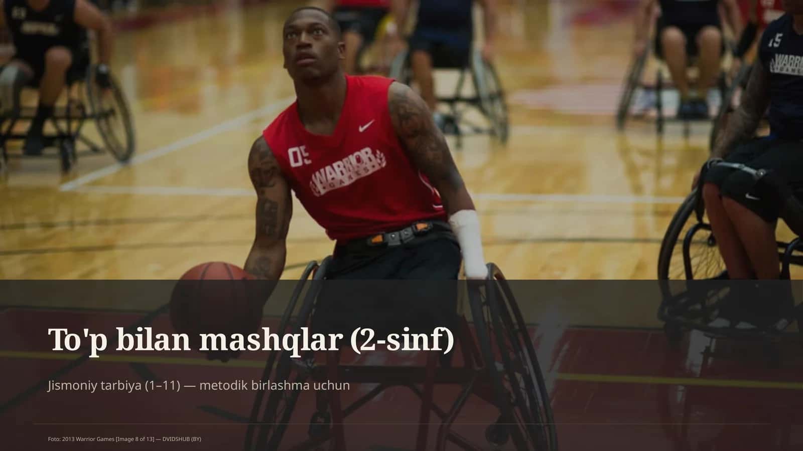 To'p bilan mashqlar (2-sinf)