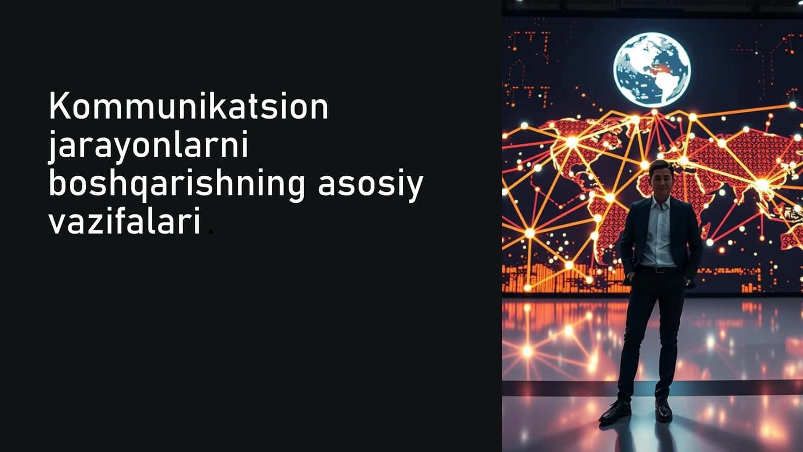 Kommunikatsion jarayonlarni boshqarishning asosiy vazifalari.