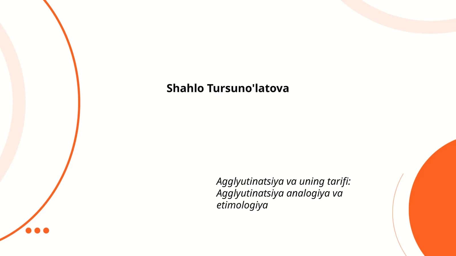 Shahlo Tursuno'latova