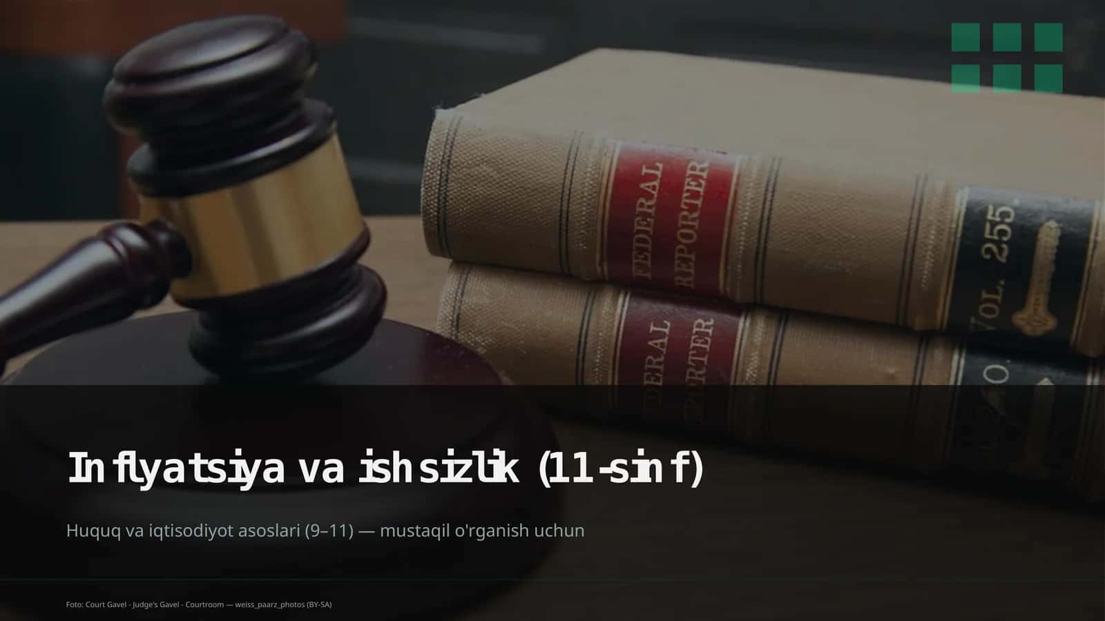 Inflyatsiya va ishsizlik (11-sinf)