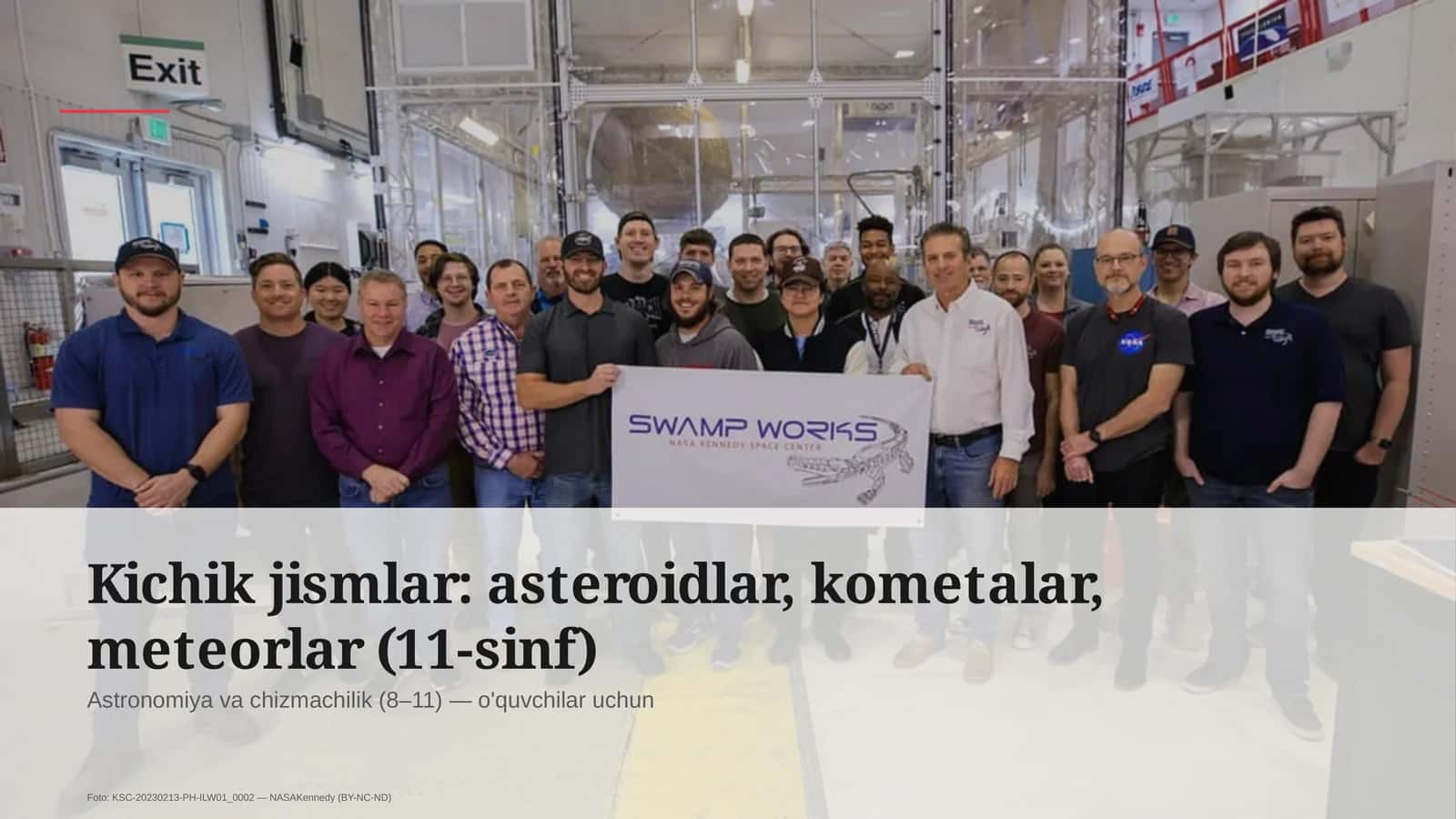 Kichik jismlar: asteroidlar, kometalar, meteorlar (11-sinf)