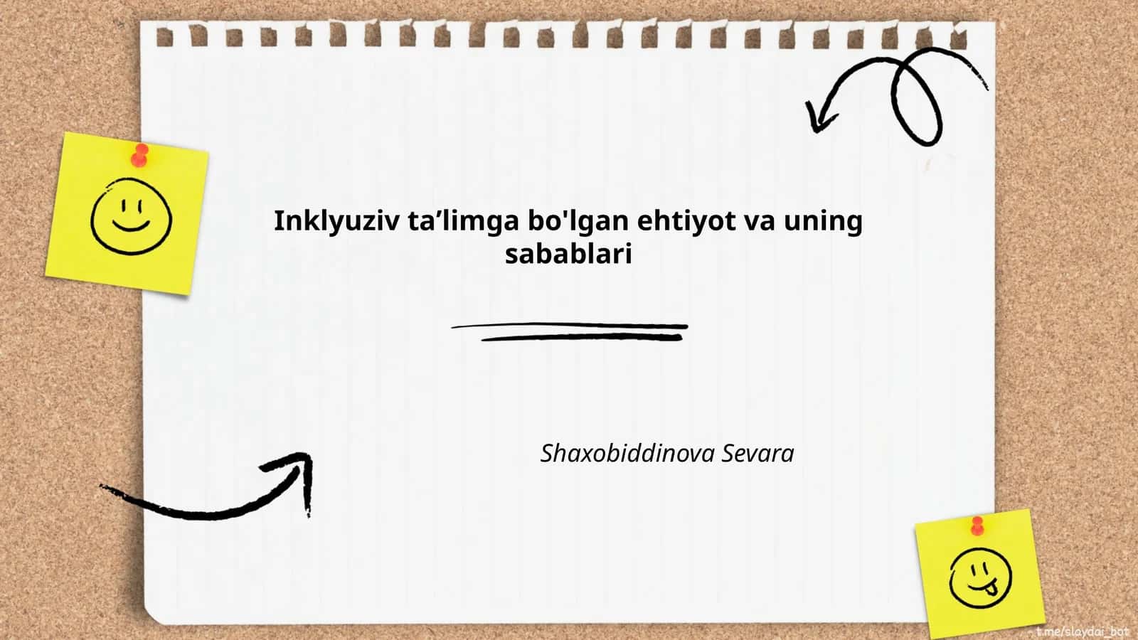 Inklyuziv taʼlimga bo'lgan ehtiyot va uning sabablari
