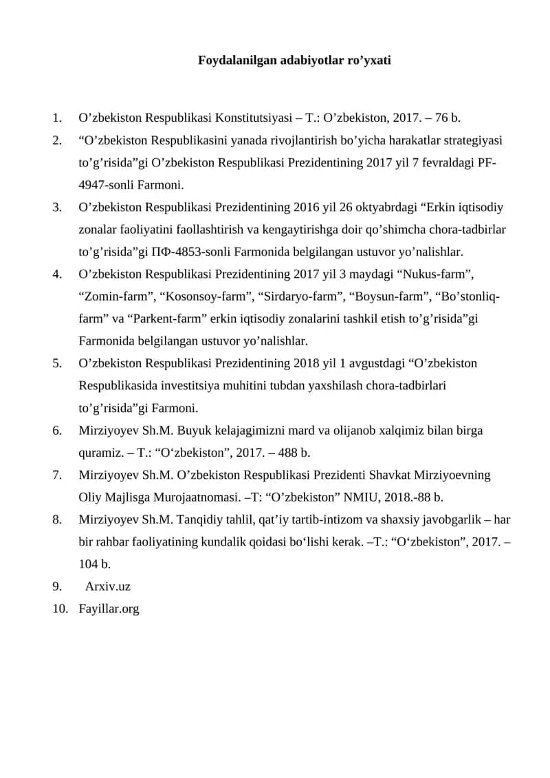 O'zbekiston Respublikasi Konstitutsiyasi