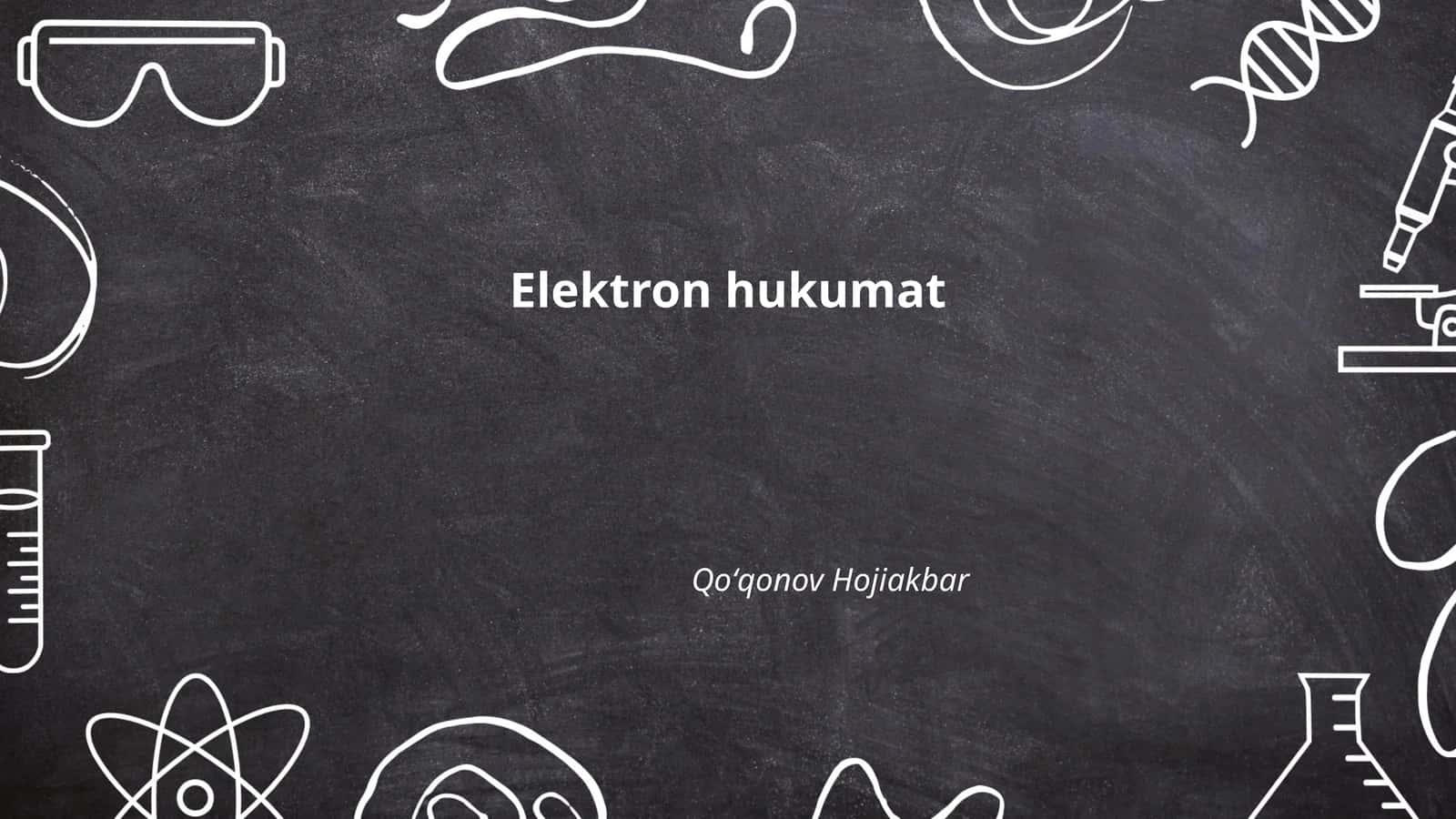 Elektron hukumat