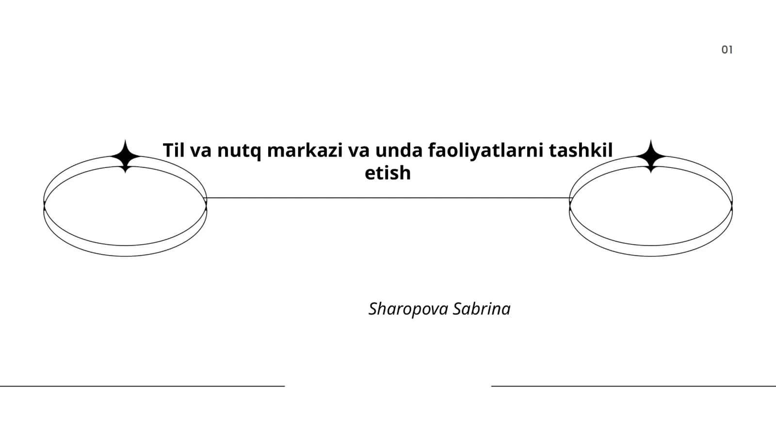 Til va nutq markazi va unda faoliyatlarni tashkil etish