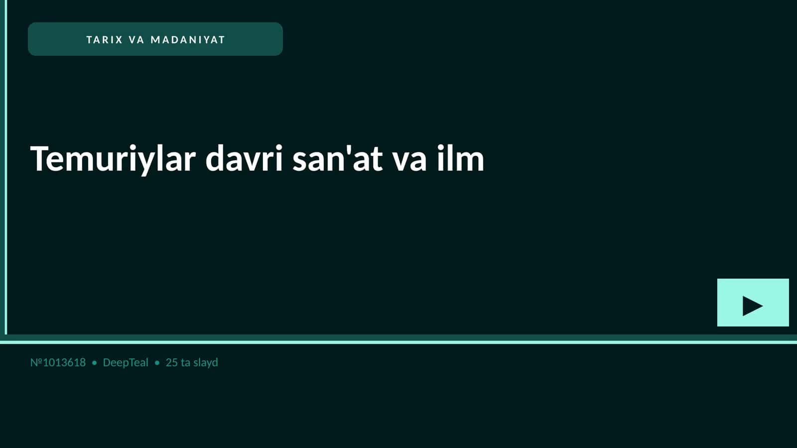 Temuriylar davri san'at va ilm