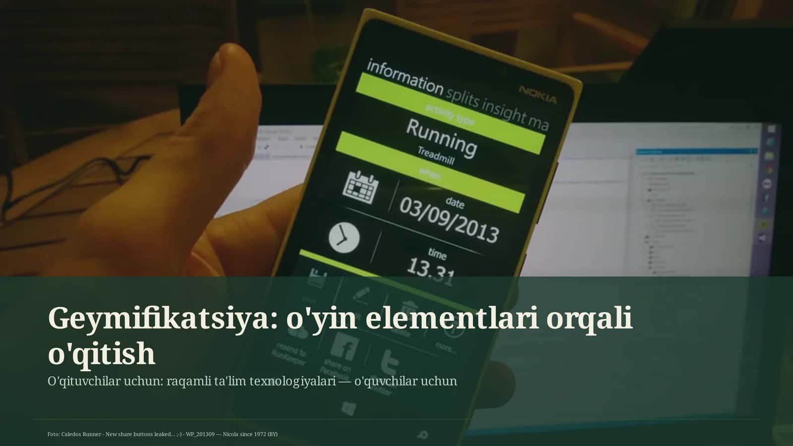 Geymifikatsiya: o'yin elementlari orqali o'qitish